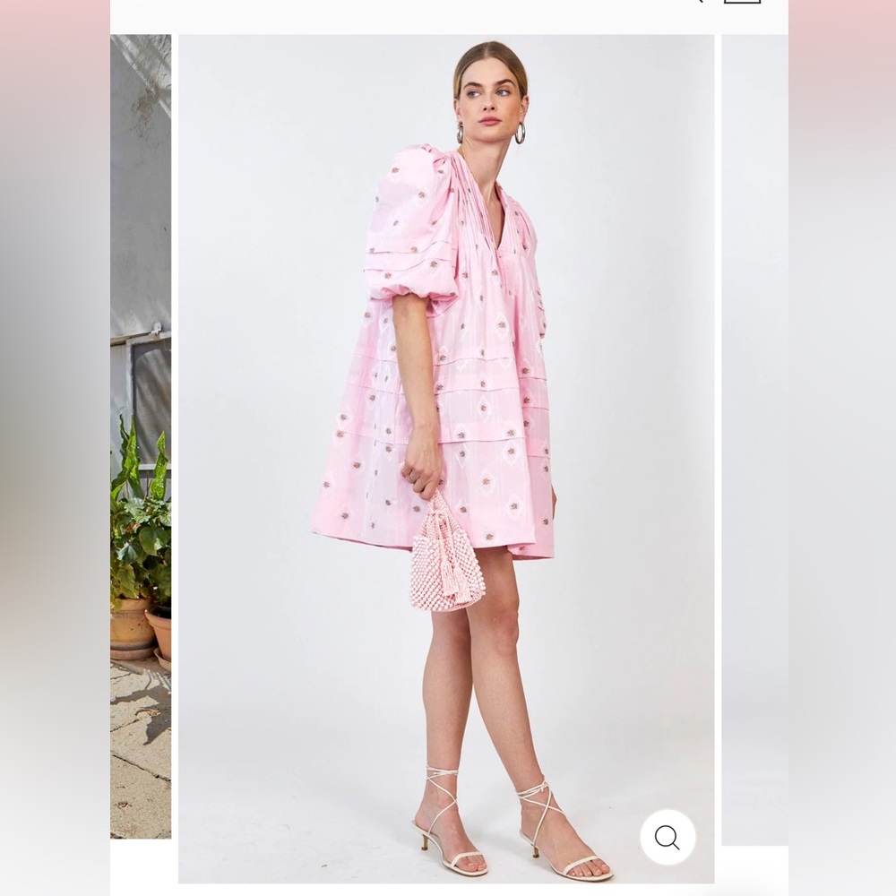 Hunter Bell Jenkins Dress Pink Blossom